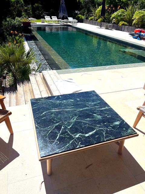Villa privée en marbre vert — Saint-Tropez